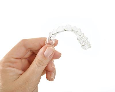 Out of tray Clear Aligners