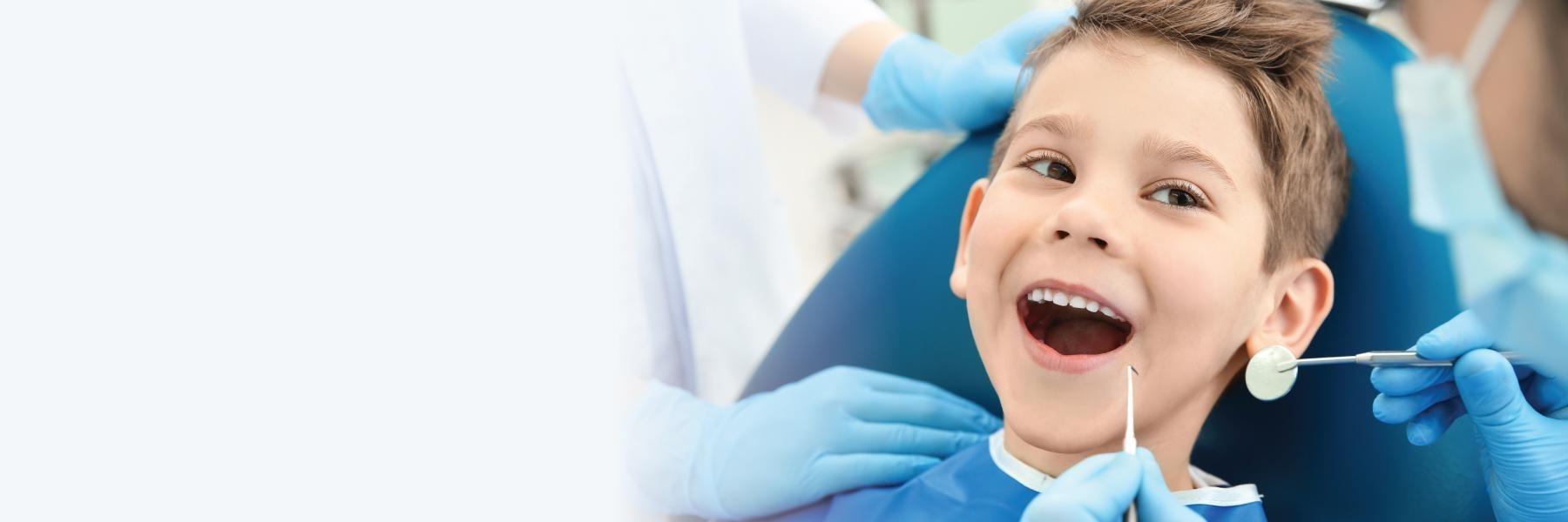 young boy dental exam in arvada, co
